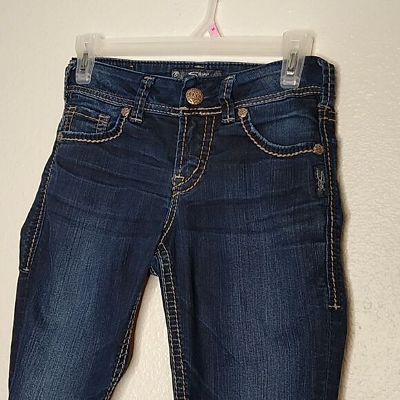 Silver Jeans‎ Suki Capri Crop Jeans Size 24 - Picture 3 of 7